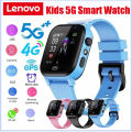 Lenovo New Kids 4G 5G Smart Watch SOS GPS Location  Card Call Child SmartWatch Camera Waterproof Watch For Boys Girls Gifts. 