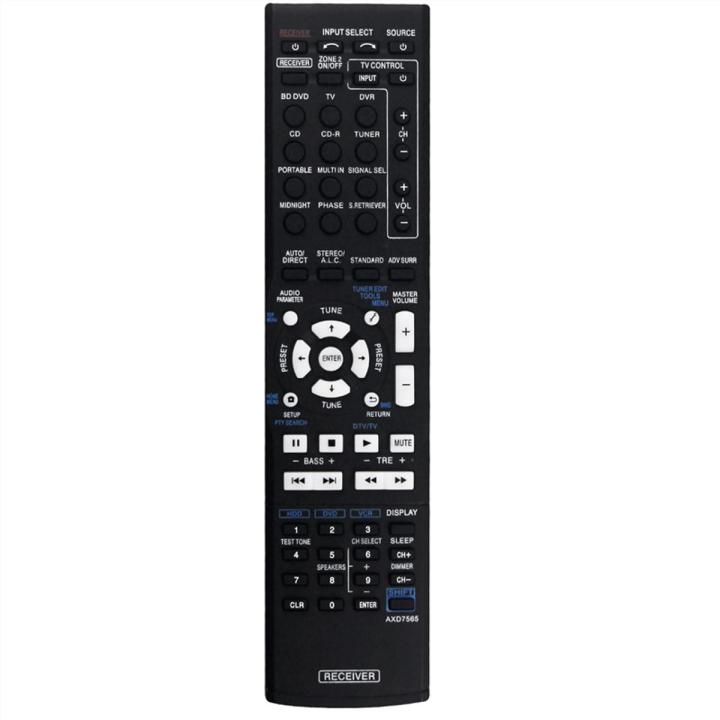 AXD7565 Replacement Spare Parts Accessories Remote for Pioneer VSX-324-K AXD7565 VSX-819H VSX-828-S VSX-921 Home Theater Audio Video Receiver System