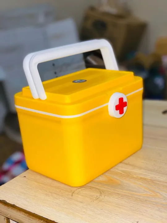 "MediMate: Plastic Medicine and First Aid Storage Box, Organizer kit