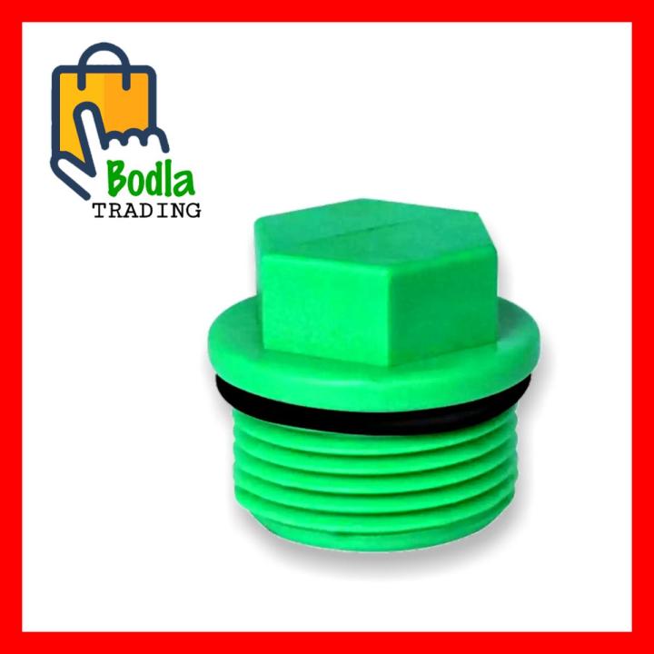 5 Pcs PPR & Pvc Pipe Plugs 1/2" & 3/4" Male Thread Pipe Fitting End Cap Plug