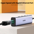 UGREEN USB Ethernet Adapter 1000Mbps USB3.0 Ethernet HUB USB HUB for Laptop Xiaomi Mi Box Computer Network Card Ethernet Adapter. 