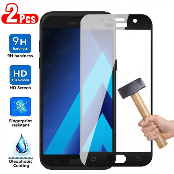 Cover glass e glass full protection e J5 JJ4 Cor protective film J2 016 205 J7 2laxy A2 Samsung Ga3 A5 A7 J3 J17 tempered screen 7 prim