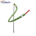Funny Cat Toy Stick Interactive Funny Cat Stick Toy Enticing Bite-resistant Play Stick with Cute Cartoon Big Eyes Snake Engaging Teaser Wand for Bonding Playtime Ideal for Cat Lovers Funny for Cats. 