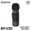 Boya BY-V20 Professional 2.4GHz Wireless USB-C Dual Microphone With Selectable Noise Cancellation. 