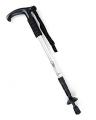 Adjustable Telescopic AntiShock Trekking Hiking Walking Stick - Irony White. 