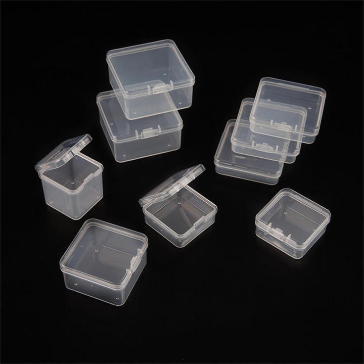 3.5cm/4cm/4.5cm/5cm/5.5cm nails box Convenient Transparent Good sealing Packing box Pressed nail case Plastic Nail art display