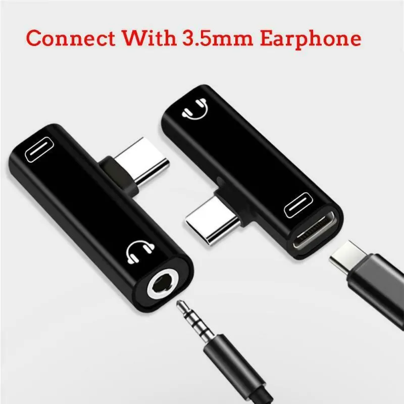 Type C USB C to Aux Audio Cable Earphone External Microphone