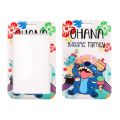 Blue Alien Stitch Bank Card Phone Strap Neck Strap ID Card Keychain Phone Lanyard Stitch Lanyard Card Holder Badge Holder. 
