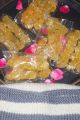 Saffron Mishri sugar rock candy with thread inside Natural Pure Safron color misri and zafran filaments Pack of 5 x 100g Safrani misri. 