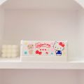 Sanrio Hello Kitty My Melody Kuromi Cinnamoroll Desktop Storage Box Foldable Stackable Cosmetic Organizer Girl's Desktop Storage. 