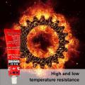 High Temp Silicone Sealant Waterproof Red Engine Gasket Maker 100g Gasket Repair Glue Multifunctional Sealant For Metal Glass. 