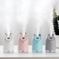 Air Humidifier for Room- LED Light Induced Aroma Diffuser- Antler Design Humidifiers for Office. 