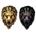Shiny Non-Fade Red Eyes Lion Head Ring for Boys and Men - Stainless Steel Biker Punk Men's Rings For Boys - Stylish Fashion Jewelry Lion Ring for Men. 