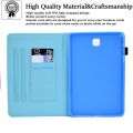 For Samsung Galaxy Tab A 8.0 T350 Sewing Pen Slot Leather Tablet Case. 