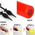 Balloon Pump Double Action Heavy Duty Manual Hand Balloon Blower Inflator Air Pump (Multi-Color Pump). 