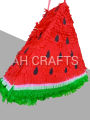 PINATA WATERMELON SLICE - BEST QUALITY HANDMADE - Best for kids Birthday Fun - EMPTY PINATA - Easy to Fill (Cocomelon Theme). 