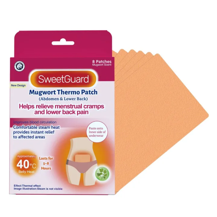 Herbal Pain Relief Patches – Pack of 8 | SweetGuard Mugwort Thermo ...
