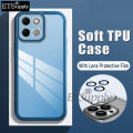 Phone case Honor X6A Back cover Shockproof Anti-fall Camera Protection with Lens Film Soft Silicone TPU for Honor X6A cases. 