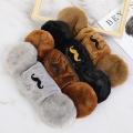 Woollen Earmuffs Warm Bikers Face Mask anti-fog anti-smog anti-dust Face Cover Mouth Mask Cycling Mask Respirator Washable Reusable Mask Windproof - Grey Color. 