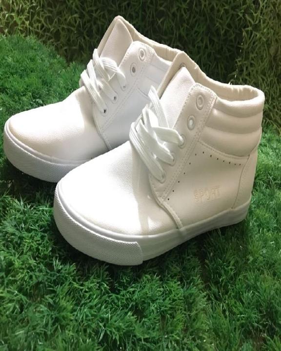 White Imported Lifestyle Sneakers