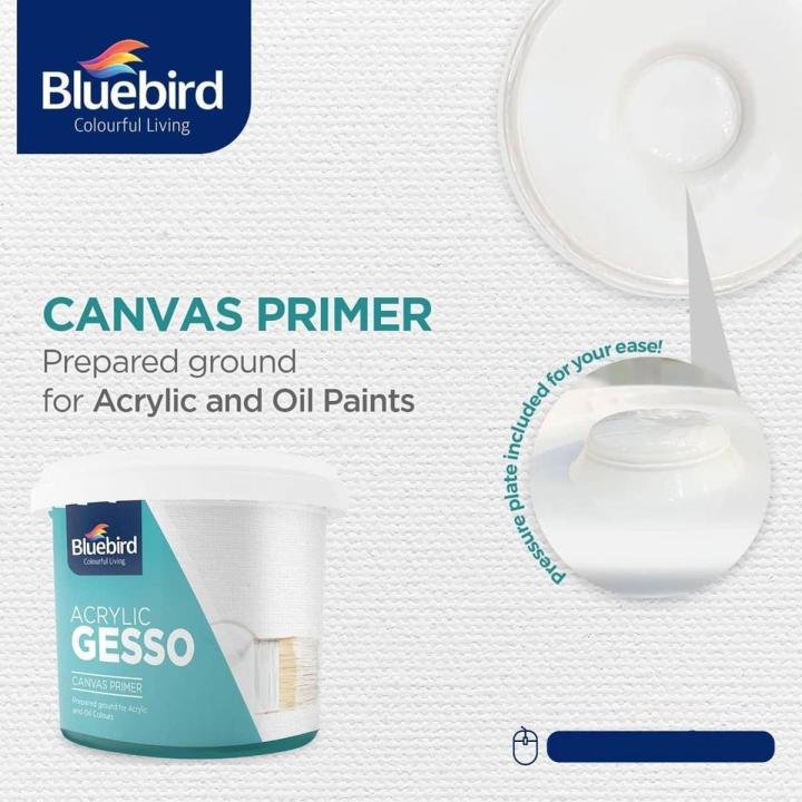 Gesso Primer for Canvas Painting 100 Ml For Oil and Acrylic