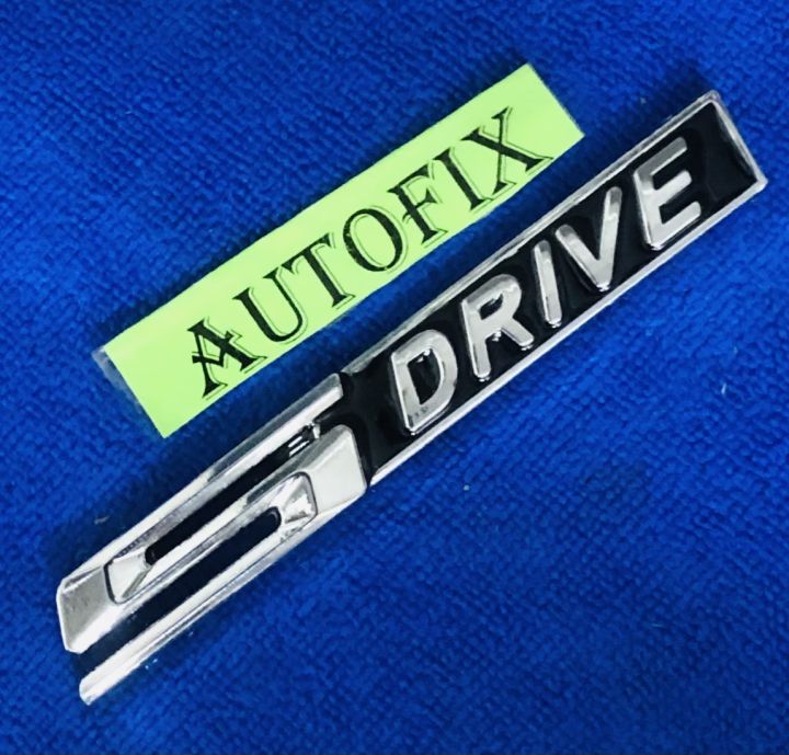 Car Styling S Drive Metal Emblem Black n Silver 04 Inches (Imported) 01 ...