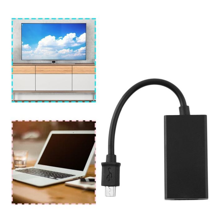 %E3%80%90NEW%E3%80%91%20Display%20Port%20Micro%20USB%20To%20HDMI%20Adapter%2012Cm%20Cable%20Converter%20Light%20Weight%20Displayport%20Connector%20Smart%20Phone%20Connect%20TV%20Projector%20-%20Image%202