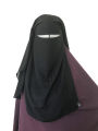 Triple Nakab Patti 3 Layer Niqab High Quality, Breathable and Stylish. 