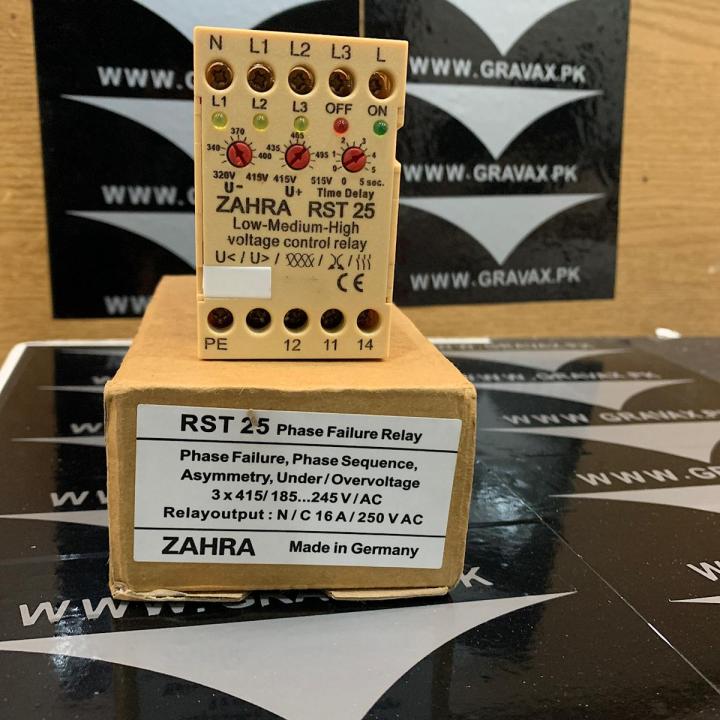 ZAHRA RST-25 3 phase failure relay under over voltage protection