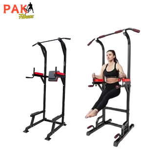 Pak Fitness Power Tower Pull Up Bar, responsive Height Pull-Up and