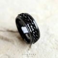 Never Fade Black Spinner Chain Ring for Men - Order Studio. 