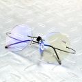 Rimless Ultra-light Round Progressive Multifocal Reading Glasses MEN TITANIUM ALLOY See Near And Far ADD +1 To +4. 