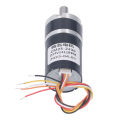 Gear Motor Aluum DC Brushless Speed Reduction Electric Gearbox Motor 24V 1411RPM. 
