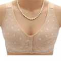 Wide Strap Front Open 3 Button Nursing Bra. 