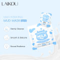 LAIKOU Milk Hydrating Mud Mask 90g Deeply Hydration Smooth Skin Texture Glow Radiance. 