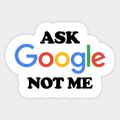 Google Stickers -  3 inch x 2 Inch. 