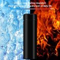 Smart LED Temperature Control Water Bottle Double Vacuum Flask Thermos Bottle – Digital Temperature Control Stainless Steel Water Bottles with LED Touch Screen – 500ml Leak-Proof– Keep Hot or Cold – Multicolor(1 Piece). 