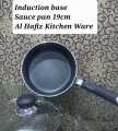 Induction Base Nonstick Saucepan 20cm Milk Pan Tea Pan Chai Pan with Handle Imported Cooking Pot for Daily Use. 