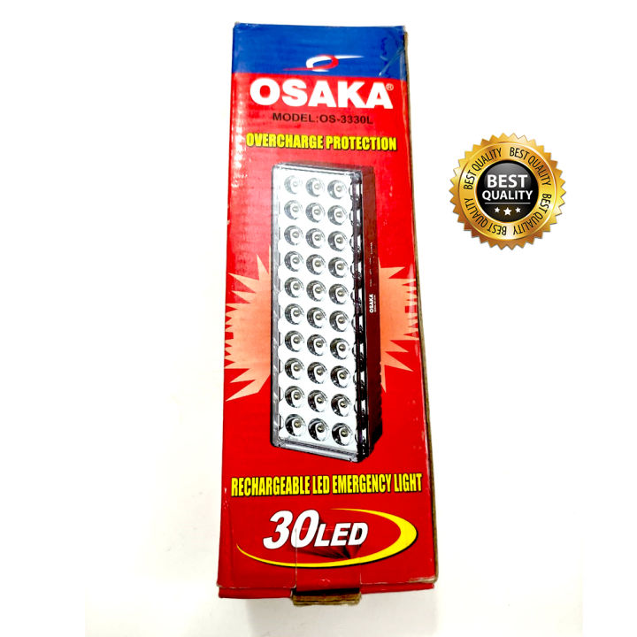 LED Emergency Light, LED Rechargable Lamp Flashlight with 2 Mode for Home Camp, Home & Office, Outdoor EU Plug
