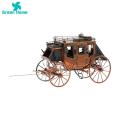 Simulated Carriage Shape Wild West Cowboy Carriage Diy Assembly Model Educational Toy Collectible Gift Diy Carriage Model. 