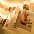 Clip Fairy Led Light - Photo Card Wall Clip Fairy Led String Light - Pack Of 10 Clips. 
