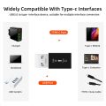 USB To Type C Adapter USB-C Male To Type-c Female Converter. 