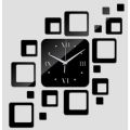 Boxes Clock , Box clock Reverse Frameless Creative Wall Clock | Clock Big Size Wall Clock I Wooden Material Wall Clock Beautifull For Bedroom Or Office Wall. 