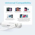 Anker 2-In-1 Audio & Lightning Charging Adapter 3.5mm Headphone Jack MFi-Certified. 
