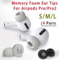 Memory Foam Ear Tips For Apple Airpods Pro 2 Anti Noise Ear Plugs Earbud Tips For Air Pods Pro 1 Replacement Eartips Accessories. 