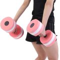 OUMERY Aquatic Exercise Dumbbells,Aquatic Low Impact Workout Resistance Training Water Float Bodybuilding Dumbbell Barbell. 