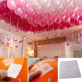 (Pack Of 1)  Balloons Glue Points Double Sided Adhesive Dots Stickers Tape for DIY Craft Party Balloon Decorations (1 Roll/100 Pcs). 