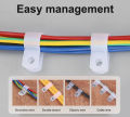 PA66 Nylon Wire Fixing Clip R-type Wire Clip U-type Wire Card UC Wire Buckle Wall Cable Management Wiring Routing Fixing Button. 