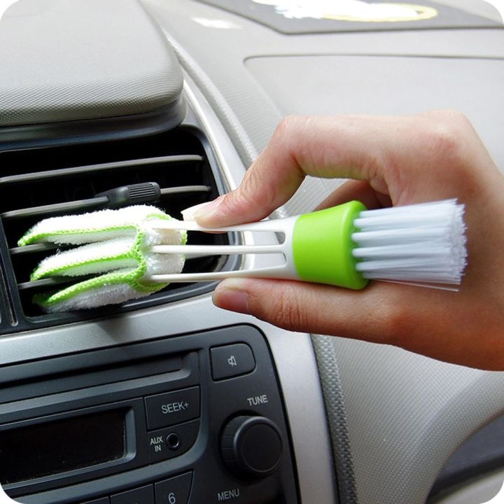 Car AC Vent Cleaning Brush - 2 in 1 Multi Purpose Cleaning Brush