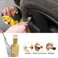NANLIY-Air Chuck Inflator,8mm Clamp Connector for Car Auto Tyre,Adapter Pump Valve Clip for Tire. 